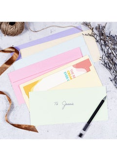 MATICAN Business Envelopes 120Pack 10 Envelopes 4 1/8 X 9 1/2 Inches 6 Pastel Colors  - Image 2