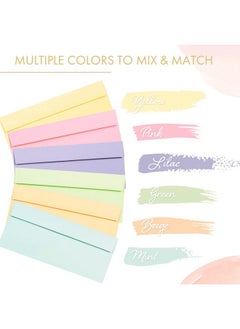 MATICAN Business Envelopes 120Pack 10 Envelopes 4 1/8 X 9 1/2 Inches 6 Pastel Colors  - Image 3