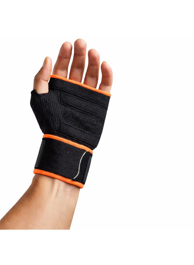 OMG King of Kings Palm Brace Wrist Support Adjustable Compression Black 1 Piece - Image 5