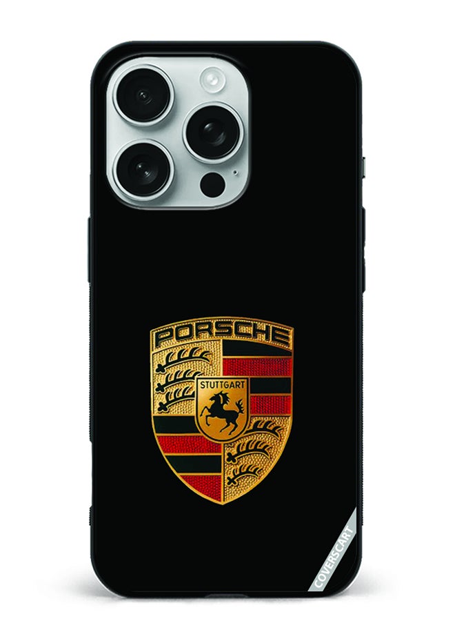 Protective Case Cover For Apple iPhone 16 Pro Porsche Design Black
