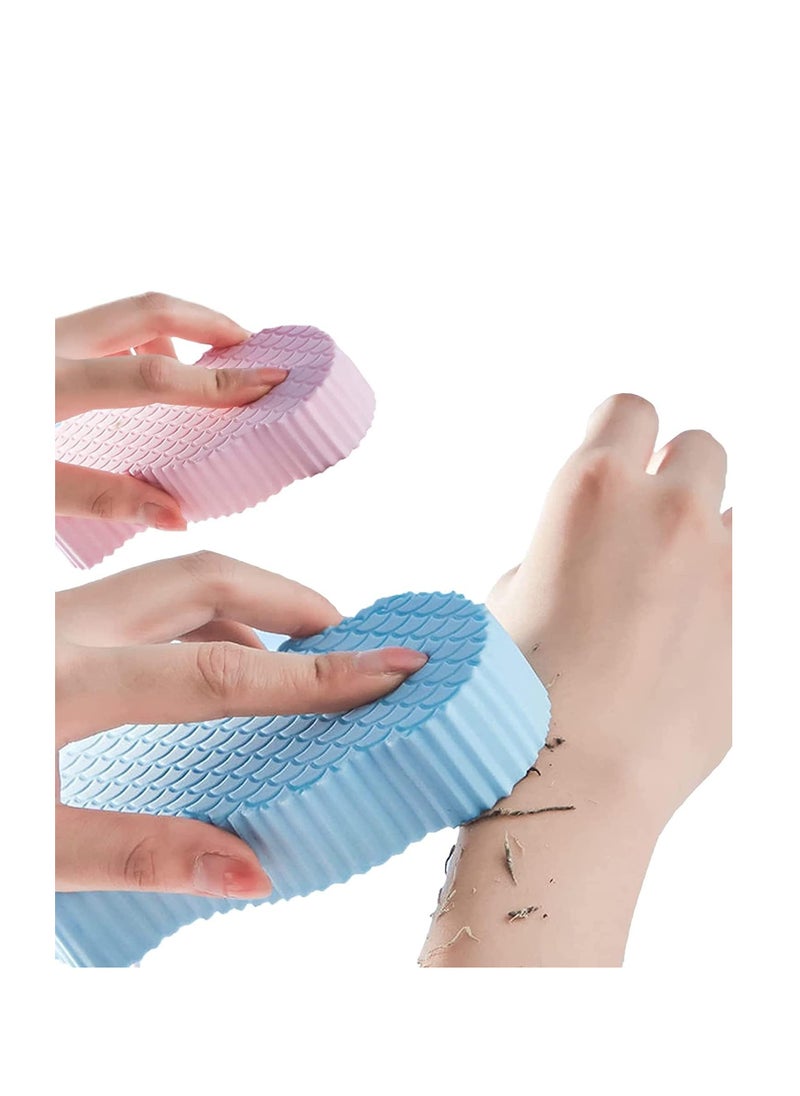 Womdee Soft Bath Body Shower Sponge with Hook, Super Soft Exfoliating Bath Sponge, Magic Fun Ultra Soft Body Scrubber Bath Toy, Spa Scrub Exfoliator Dead Skin Remove Reusable (4Pcs)  - Image 2