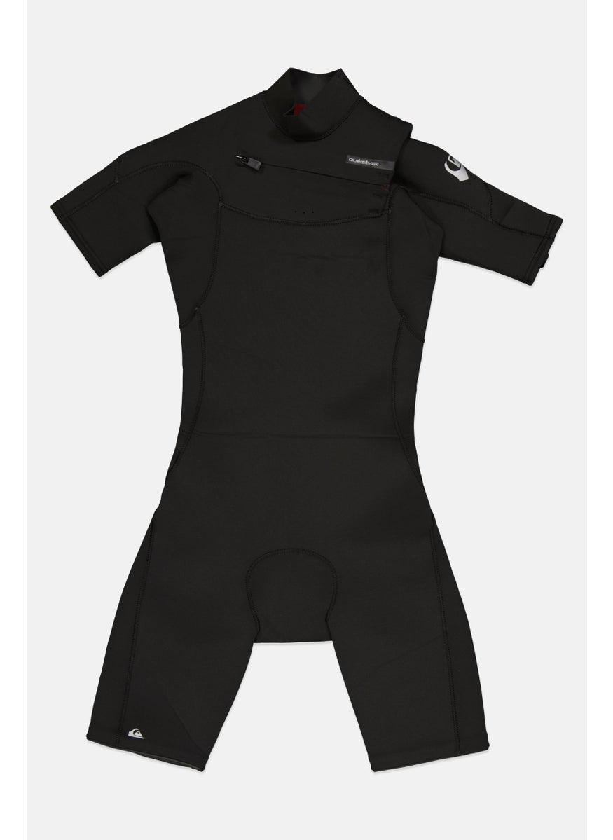QUIKSILVER Kids Boy Short Sleeve Spring Suit, Black  - Image 1