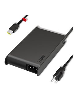 230W ThinkPad Charger fit for Lenovo ThinkPad X1 Extreme P1 Gen 3 4 5 6, P15 P16 P16v P17 T15g Gen 1 2, P50 P51 P52 P53 P70 P71 P72 P73 ADL230SCC3A 20V 11.5A Gaming Laptop Adapter Power Cord