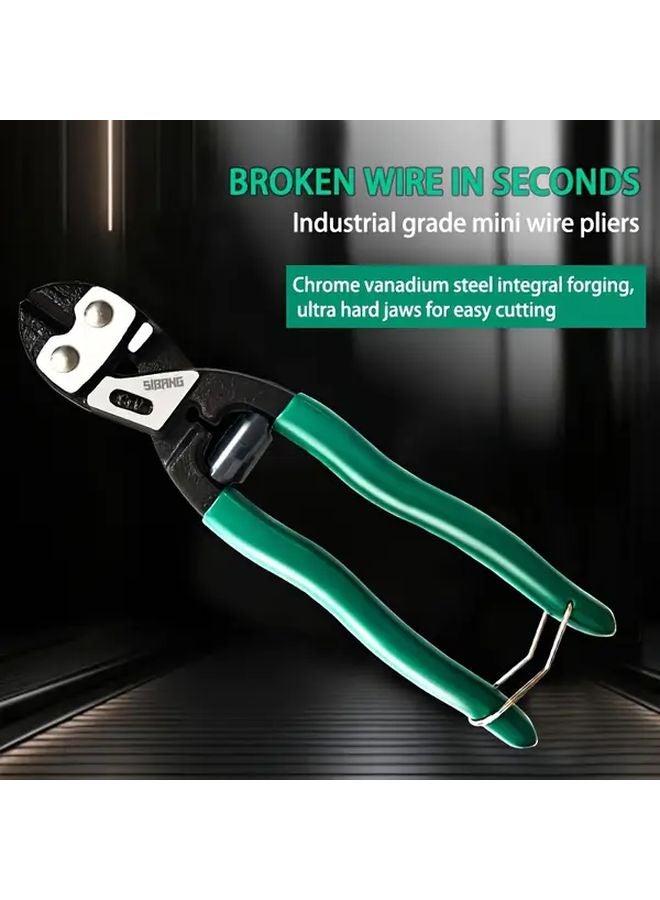 1PC Green Heavy Duty Bolt Cutter Professional Multi Purpose Manual Pliers - Image 3