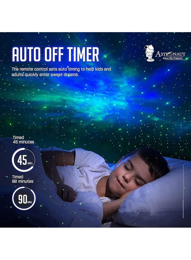 milkyway Kids Galaxy Star Led Projector Night Light with Timer Remote Control and 360°Adjustable Design Nebula Galaxy Projector for Children Adults Baby Bedroom Car Party Decoration and Game Rooms (Astronaut) - Image 3