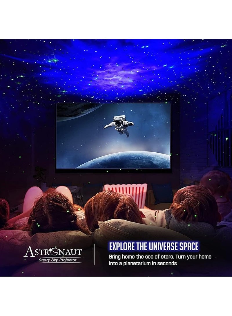 milkyway Kids Galaxy Star Led Projector Night Light with Timer Remote Control and 360°Adjustable Design Nebula Galaxy Projector for Children Adults Baby Bedroom Car Party Decoration and Game Rooms (Astronaut) - Image 5