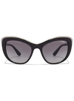 Vogue Full Rim Cat Eye Women Sunglass - VO5054-S W44/11 - Lens Size: 53 mm - Black  - Image 2
