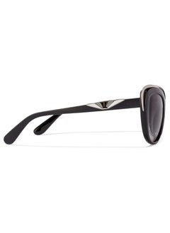Vogue Full Rim Cat Eye Women Sunglass - VO5054-S W44/11 - Lens Size: 53 mm - Black  - Image 3