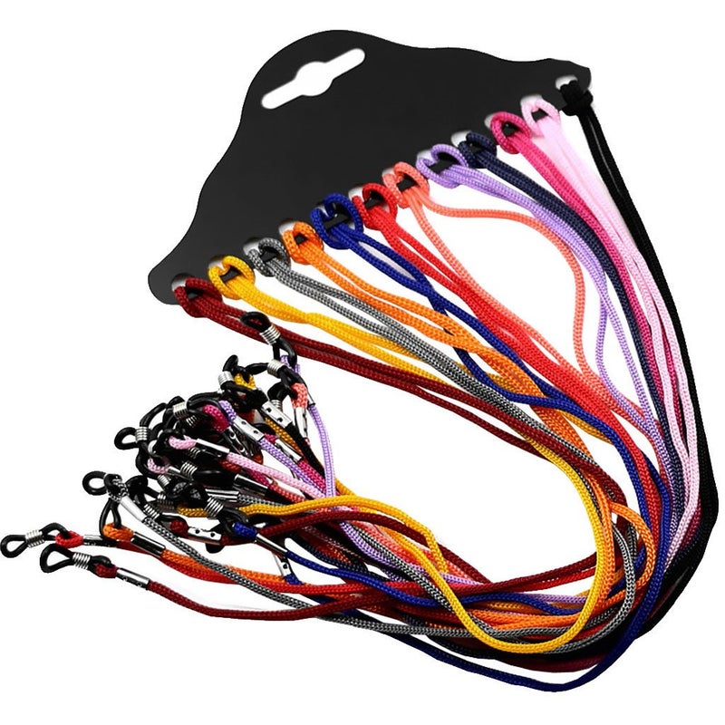 C2K 12 Pieces Multicolor Eyeglass Holder Strap Spectacle Sunglasses Cord Lanyard Chains Neck String Fashion Decorations - Image 1