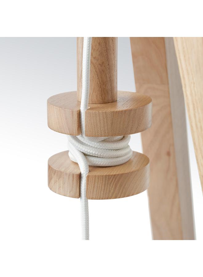 زبون مصباح أرضي، رماد/أبيض - Image 5