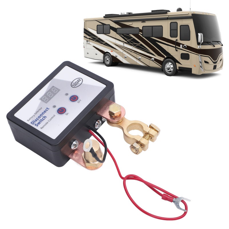 Remote Battery Disconnect Switch DC12 24V 240A Car Kill Switch Power Shut Off Cut Off Remote Control Switch for Auto Truck Boat - Image 4