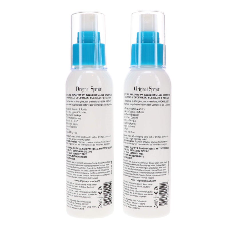 Original Sprout Miracle Detangler. All Hair Moisturizer and Leave-In Conditioner Spray, 4 Ounces. 2 Pack. - Image 5