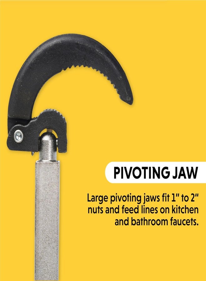 جينيرال تولز مفتاح حوض تلسكوبي من General Tools بفك كبير رقم 140XL، يمتد من 11 إلى 16 بوصة، يناسب مقاس 1 إلى 2 بوصة - Image 3