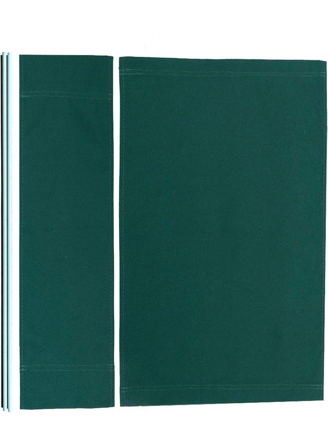 TBACW 1 Set (3pcs) 18''L X 15''W Directors Chair Canvas Replacement Director Chair Replacement Canvas with Round Fiberglass Stick for Directors Chairs Director Chair Covers Replacement Canva (Green) - Image 1