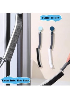 Spaceshoop Crevice Cleaning Brush, Gap Cleaning Brush Groove Scrubbing Brushes, Hard Bristle Cleaner Brush, Window Door Bathroom Track Slots Gap Thin Cleaning Tool for Home Kitchen Small Spaces  - Image 2