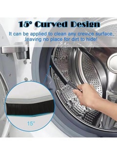 Spaceshoop Crevice Cleaning Brush, Gap Cleaning Brush Groove Scrubbing Brushes, Hard Bristle Cleaner Brush, Window Door Bathroom Track Slots Gap Thin Cleaning Tool for Home Kitchen Small Spaces  - Image 3
