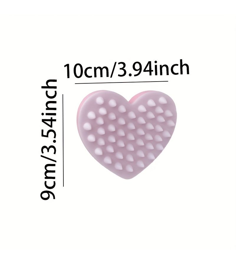Silicone Head Skin Massager Shampoo Comb For Hair Scalp Relaxation Shower SPA - Image 3