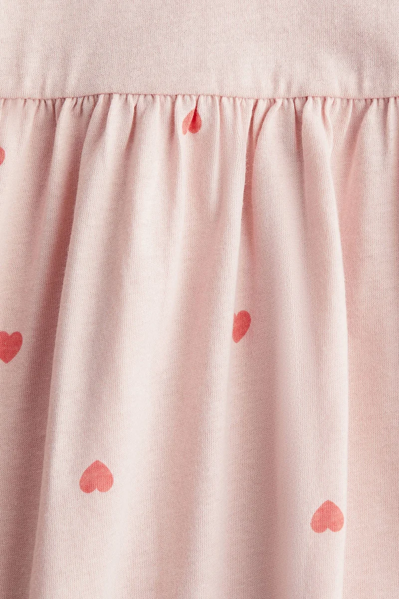 اتش اند ام فستان من قطن الجيرسيه