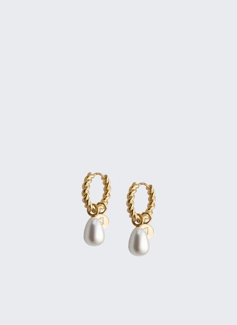 Liu Jo Earrings with pendant pearl
