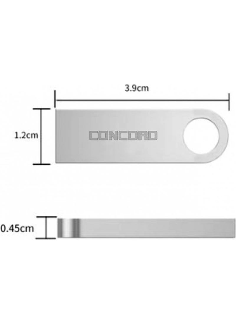 CONCORD 8GB Metal 2.0 Flash Memory C-U8  - Image 3