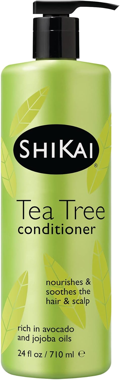 ShiKai Tea Tree Conditioner 24 oz  Repair Hair Refresh  Stimulate Scalp  With Revitalizing Peppermint Tea Tree  Hydrating Jojoba Oil