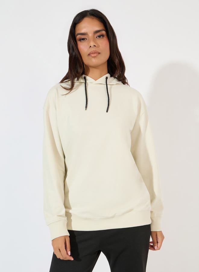 Styli Regular Fit Longline Hoodie  - Image 2