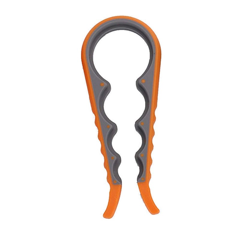 Birud 4 in 1 Creative Multifunction GourdShaped Can Opener Kitchen Tool Grip Jar Bottle Opener Rubber Design Fits All Bottles Caps Premium Easy Grip Jar Opener - Image 1
