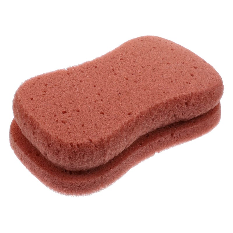 Natural Exfoliating Sponge Shower Scrubber Soft Pouf Bath Accessory for Men and Women with Body Cleaning and Skin Smoothing Random Color - Image 2