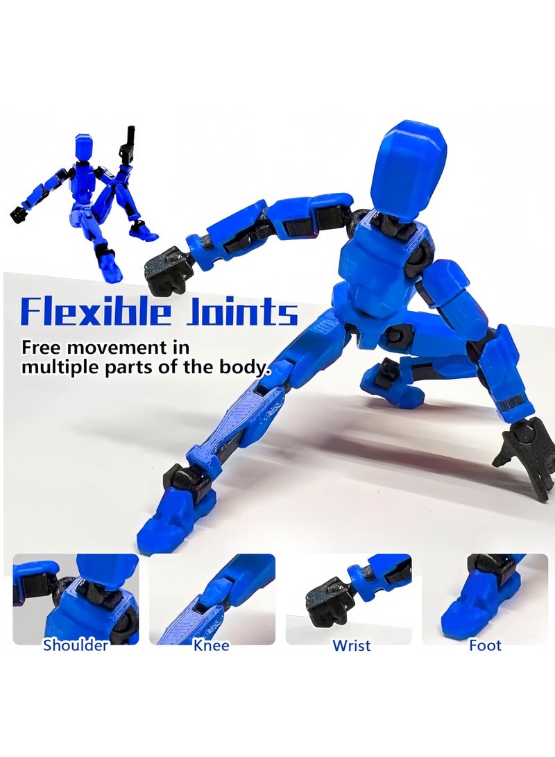 8Pcs 3D Printing Multi-joint Figure Toys Flexible Joints Action Figure Assembling Toy Robot Puppet Knickknacks Creative Toys For Children Kids Perfect Gift,Desktop Decoration For Adults and Kids - Image 3