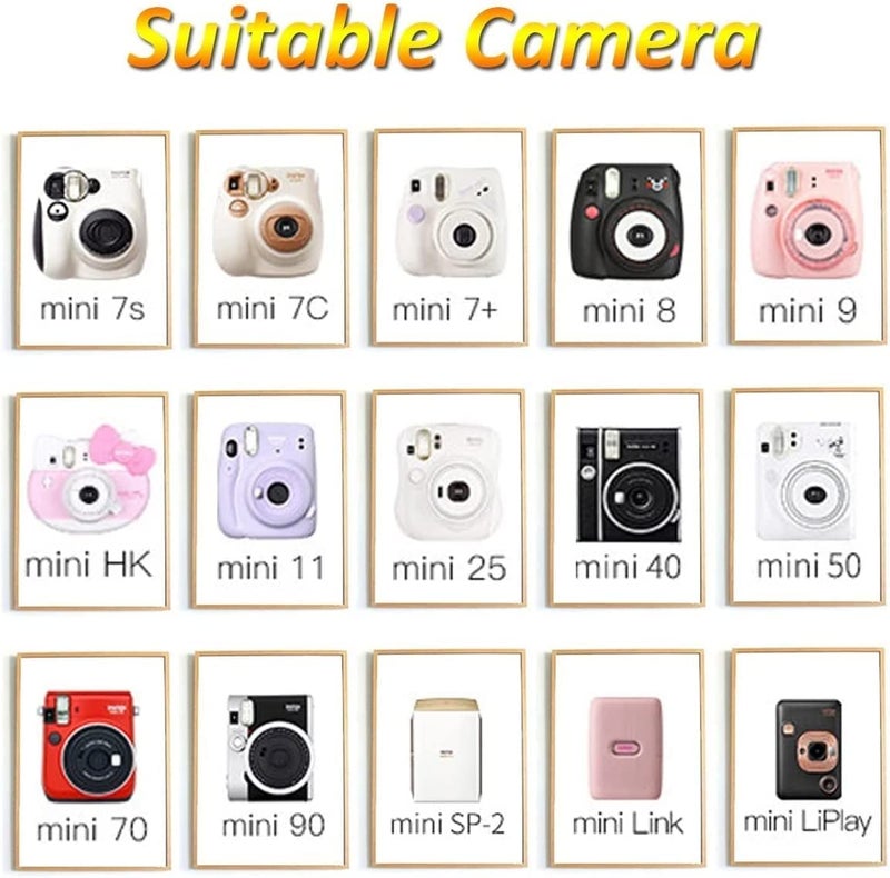 Fujifilm Instax Mini Instant Camera Film: 40 Shoots Total, (10 Sheets x 4) - Capture Memories Anytime, Anywhere - Boomph's Comprehensive Ultimate Performance Cloth Solution for Perfect Picture Quality - Image 5