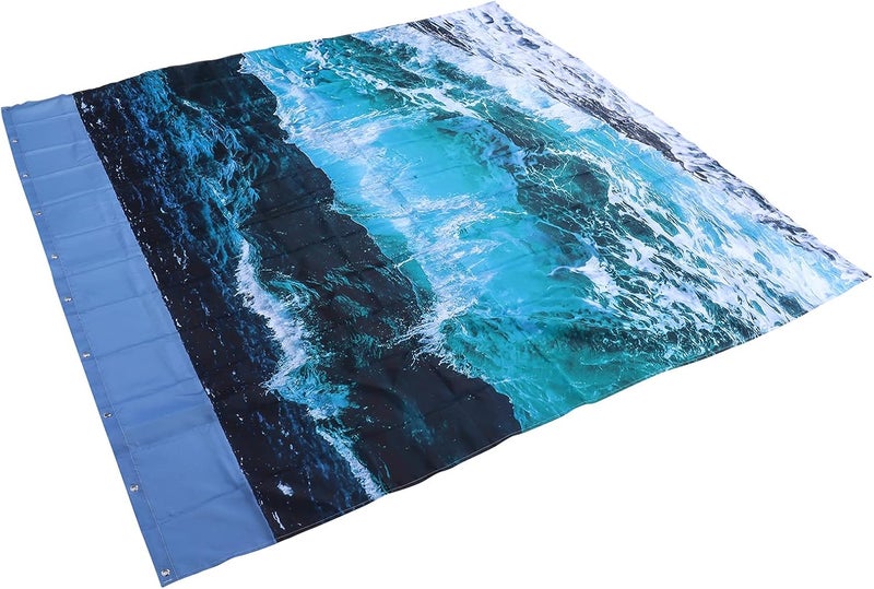 Shower Curtain with 12 Hooks, Bathroom Shower Curtain Set, Polyester Pongee Fabric, Non - Fade Digital Printing Design for Home, Hotel, Dorm, and U (180 * 200 cm) - Image 4