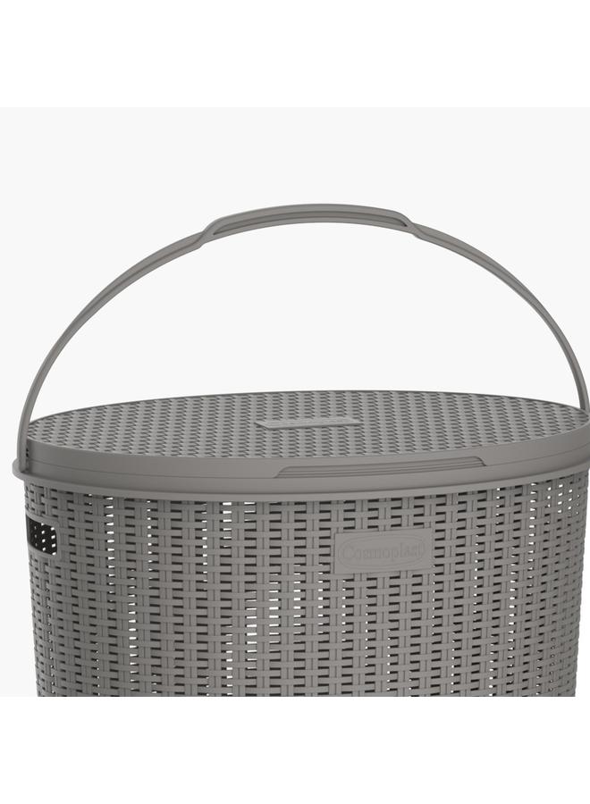 هوم بوكس سلة نزهة من الخيزران من كوزموبلاست - 42x31x31.8 سم - Image 2