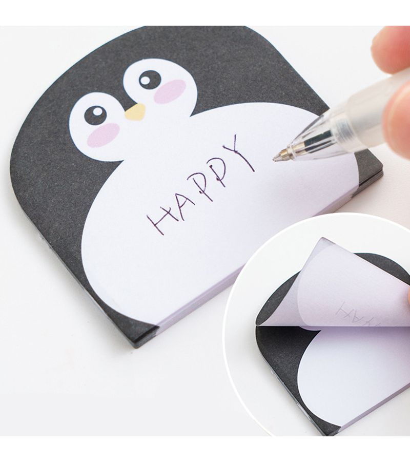 6 Books Happy Pets Random Animal Shaped Sticky Notes 120 Sheets For Office Messages - Image 5