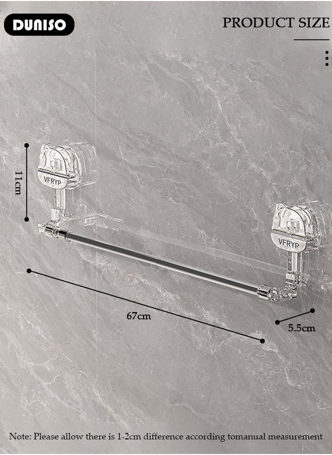 Bath Towel Bar,Adjustable Transparent Stainless Steel Towel Holder Rods, Adjustable 60 to 120 CM,Slipper Shoe Rack Wall Mounted Towel Hangers for Bathroom Wall, Bathroom Accessories - pzsku/Z7306EE974ACA27A7600BZ/45/_/1732273913/ef5dcb1d-8b40-44f3-9db0-e900b89aec1b