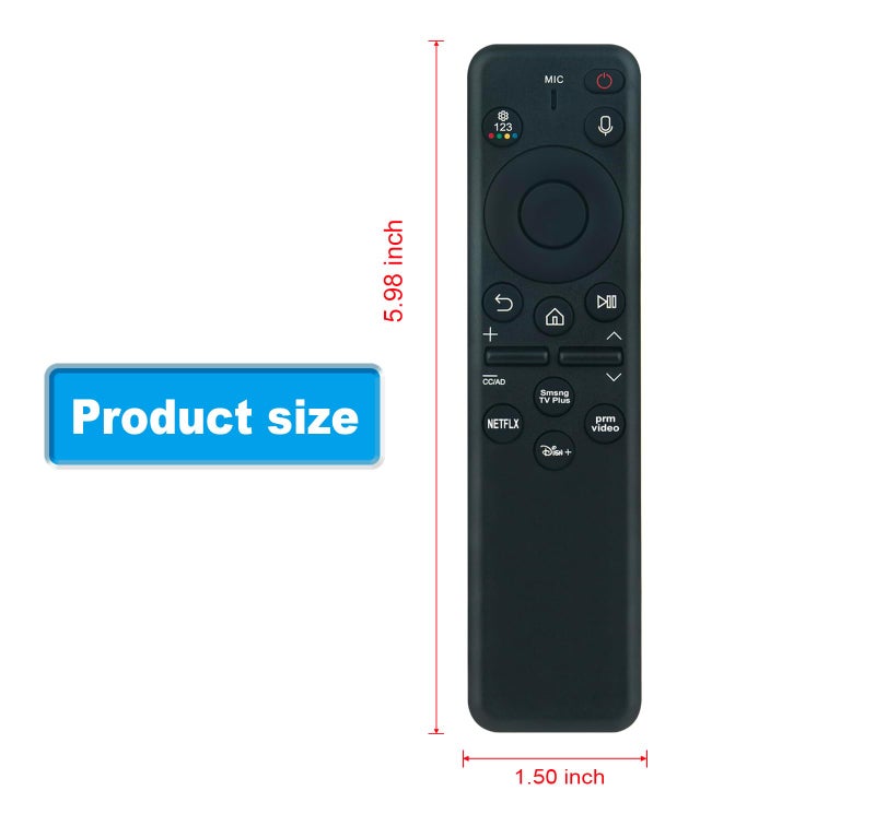 AULCMEET BN59-01432A Replace Voice Remote Control Compatible with Samsung Crystal UHD 4K TV UN43CU8000FXZA UN50CU8000FXZA UN55CU8000FXZA UN65CU8000FXZA UN75CU8000FXZA UN85CU8000FXZA UN43CU8000 UN75CU8000BXZA - Image 4