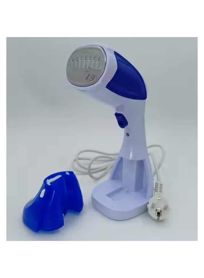 DIFEI Garment Steamer Iron High-Power Handheld Garment Steamer Clothes Steamer Portable Steam Iron 200ml Detachable Tank Anti-Drip Technology 1100 W Blue/White - Image 1