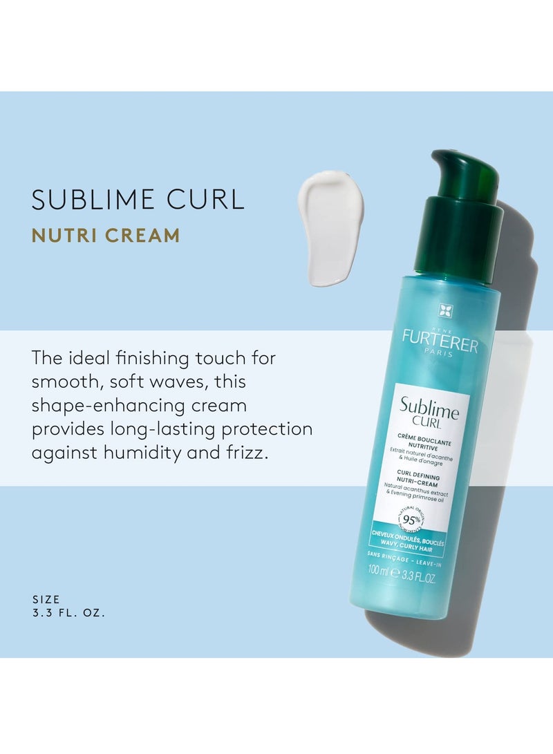 RENE FURTERER PARIS Rene Furterer SUBLIME CURL Curl Nutri-Activating Cream - For Curly, Wavy Hair - Curl Enhancing Leave-In - Humidity & Frizz Control - 3.3 fl. oz. - Image 2