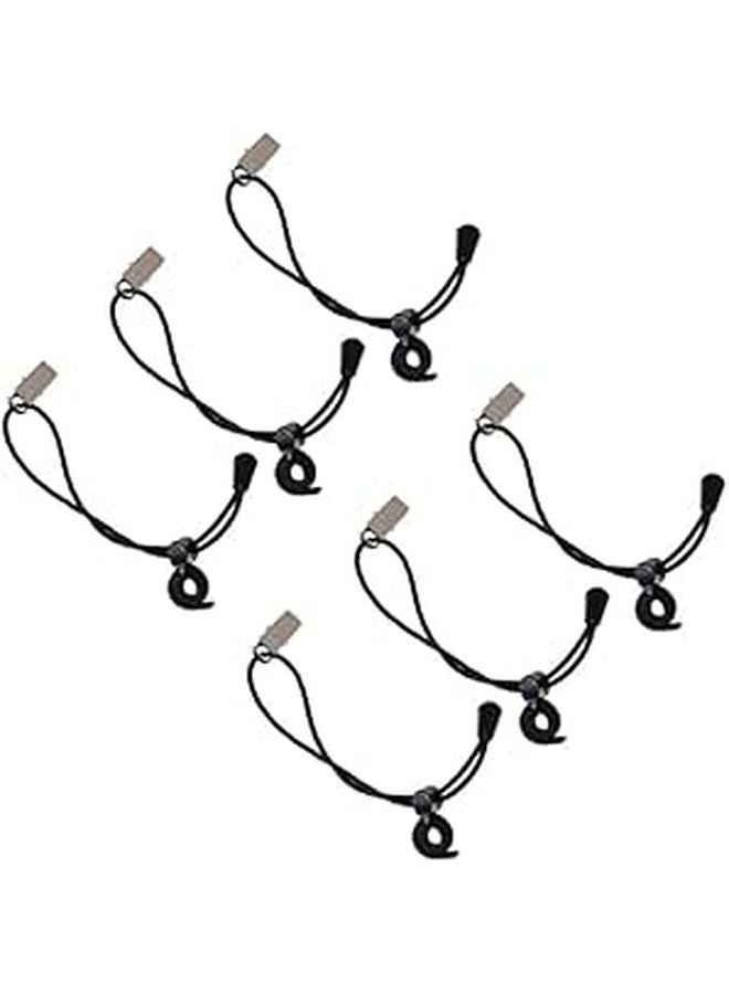 6 Pcs Windproof Elastic Nylon Backdrop Clips Adjustable Tension Studio Outdoor Use Random Color - Image 1
