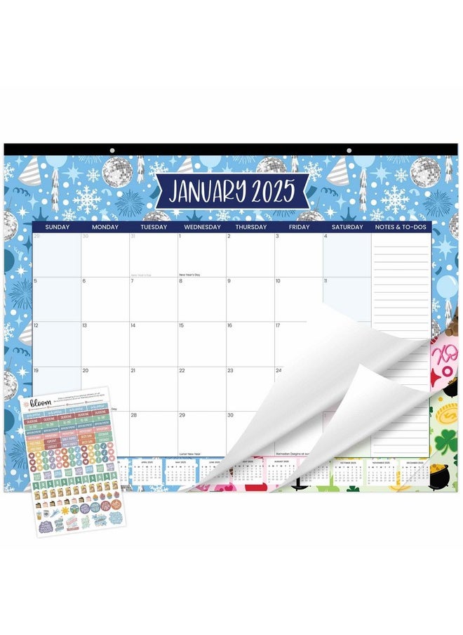 2025 Desk Calendar - 21" X 16" Large Monthly Organizer Pad With Stickers (January 2025 - December 2025) Desktop Blotter - Holiday Icons - pzsku/Z73073830C777A5821BBEZ/45/_/1731921998/b387338c-0791-499c-b119-7466c9959df4