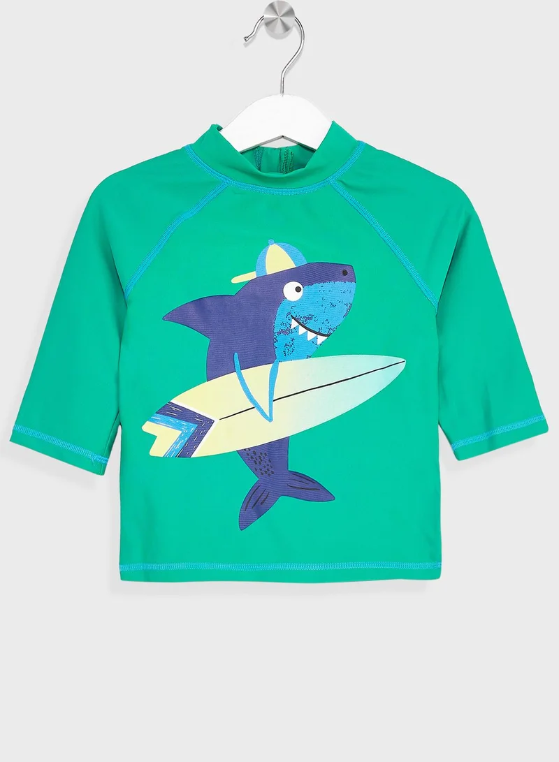 mothercare Kids Shark Print T-Shirt