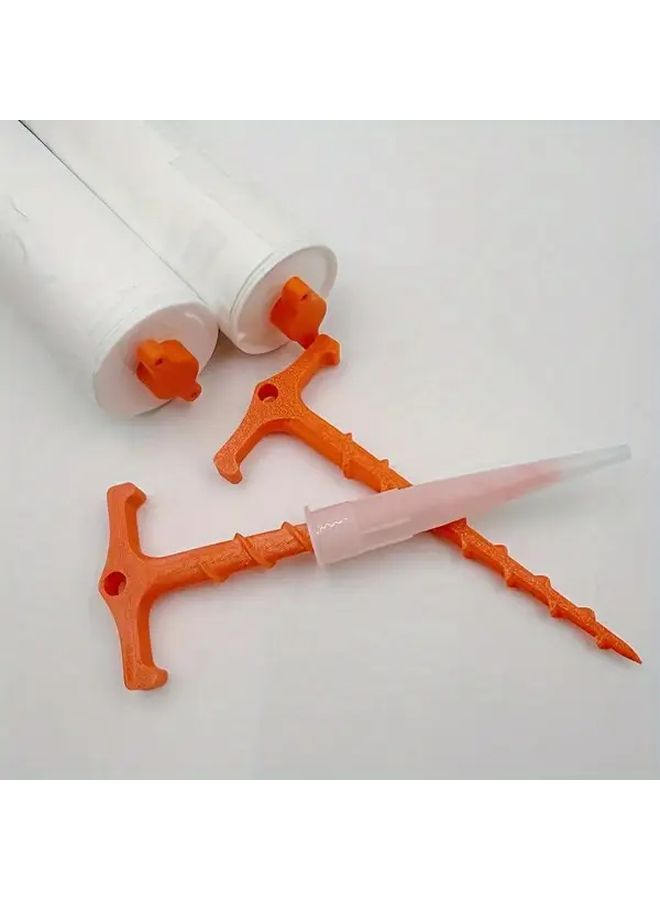 Sealing Lid Glass Sealant Cap and Nozzle Unclogger for Standard Caliber Tubing - Image 2