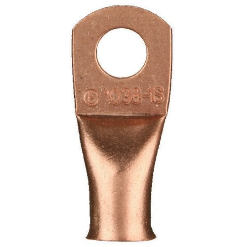 Install Bay Copper Ring Terminal 6 Gauge 3/8 Inch 25 Pack - CUR638 - Image 1