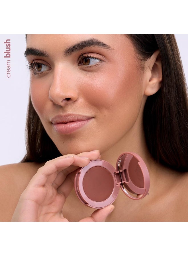 Ruby's Organics Ruby’s Organics Soft Matte Cream Blush- Blush for Cheeks, Matte Finish, Face Makeup- Enriched with Antioxidants and Vitamins, Chemical Free, 4.8g - Maple - Image 2
