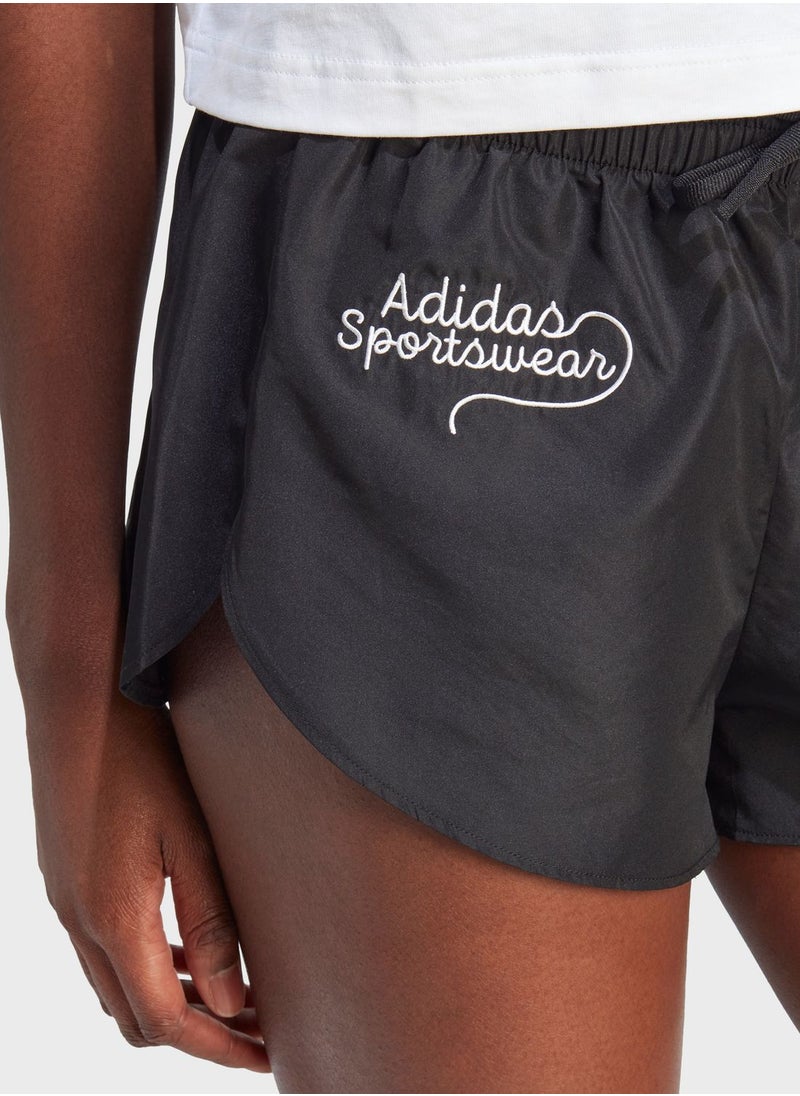 Scribble Woven Shorts