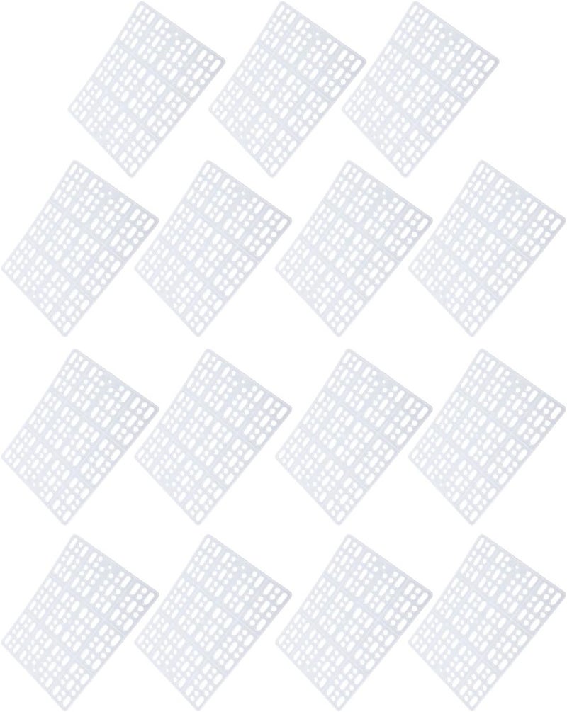 TOPINCN Rabbit Feet Pad, Food Grade Plastic Easy Cleaning Bunny Cage Floor Mat for Secure Fit, for Guinea Pig Rabbit Hutch (White) - Image 3