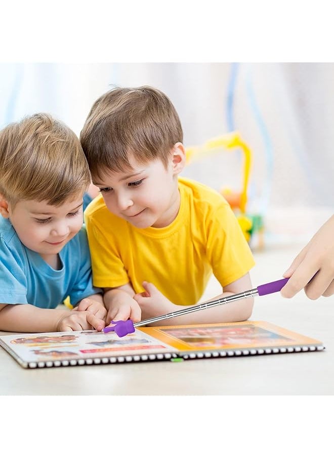 erorex - Teacher Pointer Stick 8 Pcs Classroom Pointer Stick Finger Pointer Stick Retractable Reading Pointers Telescopic Demonstration Student Whiteboard Pointer Teacher Advertisement For Kids - Image 1
