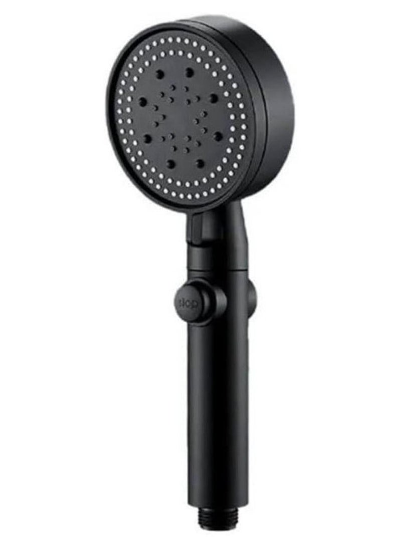 سماعة دش تربو حمام ضغط عالي - رأس دش محمول باليد قابل للتعديل بضغط عالٍ موفر للمياه - سماعة شاور دش 5 أوضاع مع زر تشغيل وقفل الماء بسهولة - رأس دش تربو - سماعة دش حمام - يد سماعة دوش مثالية للاستحمام. - Image 1