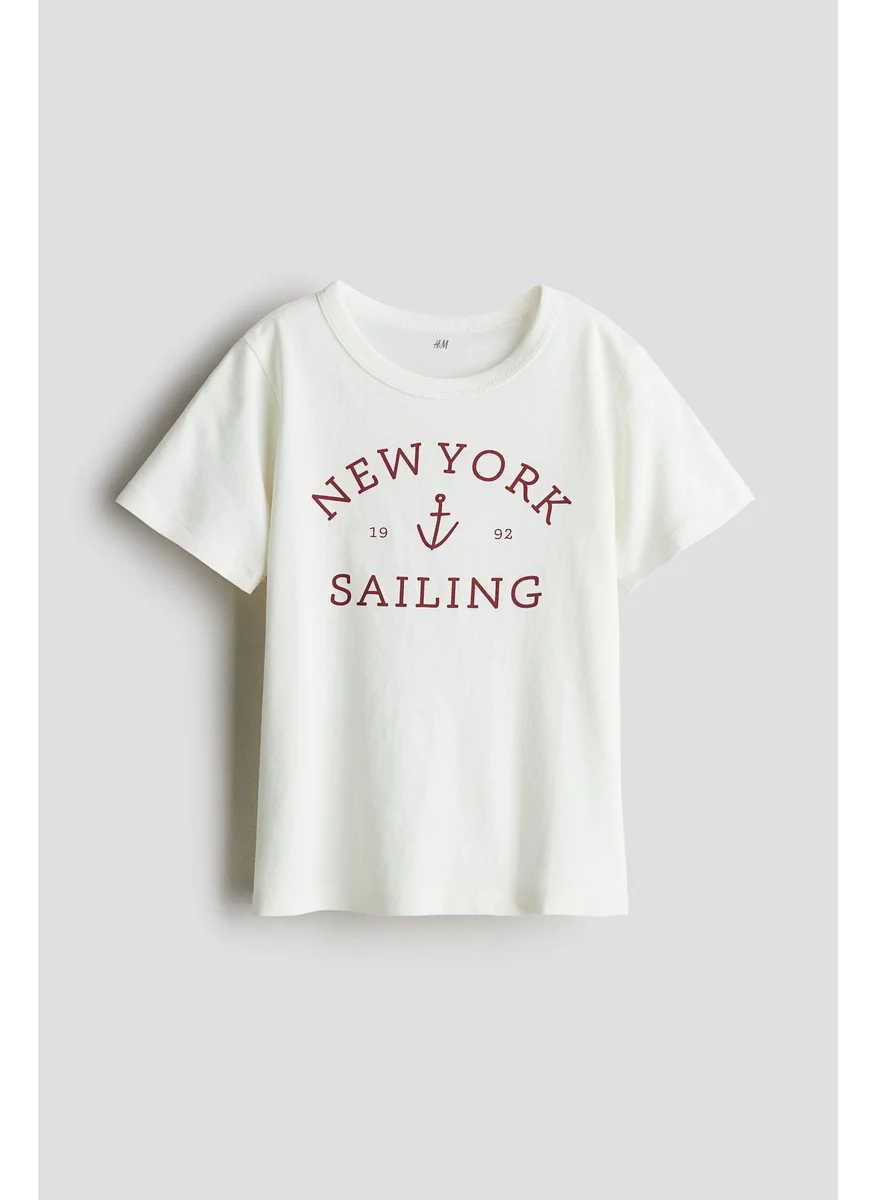 H&M Printed Cotton T-Shirt