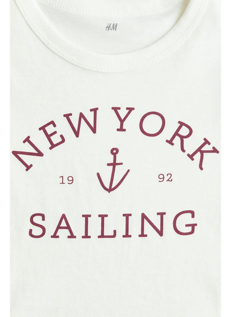 H&M Printed Cotton T-Shirt