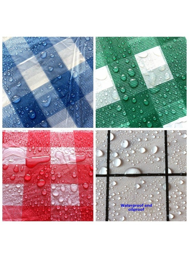 Source Manufacturers Supply Disposable Plastic Printed Tablecloth Catering Banquet Lobster Barbecue Table Mat Waterproof And Oil-proof-Color:10 Stacks★red Lattice-Specifications:120*120cm - Image 5